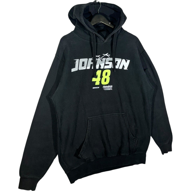 Vintage NASCAR Jimmy Johnson Racing Hoodie