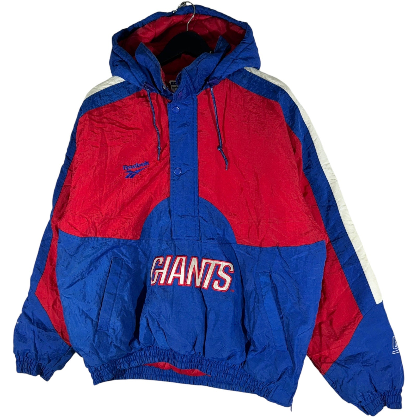 Vintage Reebok New York Giants NFL Anorak Jacket 90s