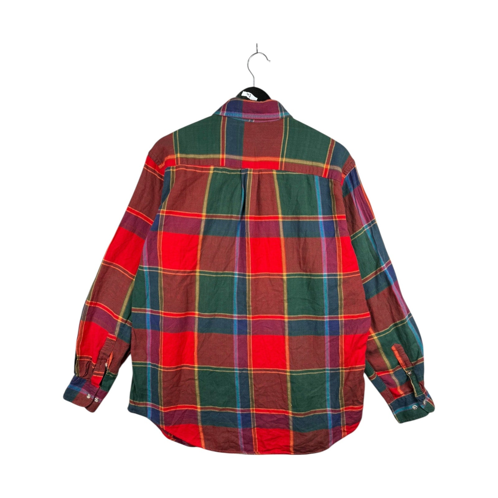 Vintage Abercrombie & Fitch Flannel Plaid Long Sleeve Button Up Shirt