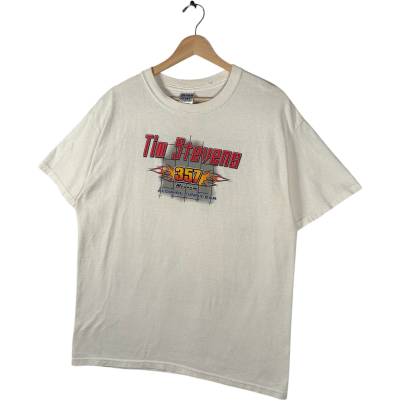 Vintage Tim Stevens 357 Magnum Car Drag Racing NHRA Tee