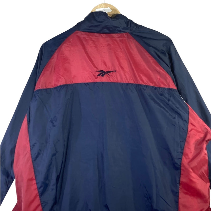 Vintage Reebok Zip Up Track Windbreaker Jacket
