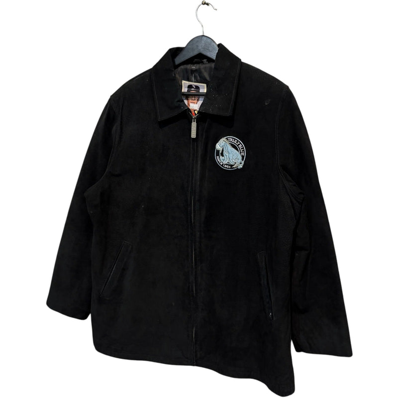 Vintage Disney Store Eeyore Suede Jacket