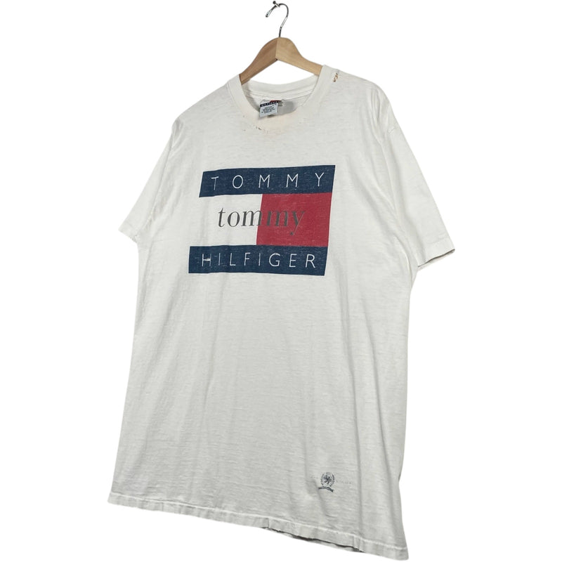 Vintage Tommy Hilfiger Big Chest Logo Tee