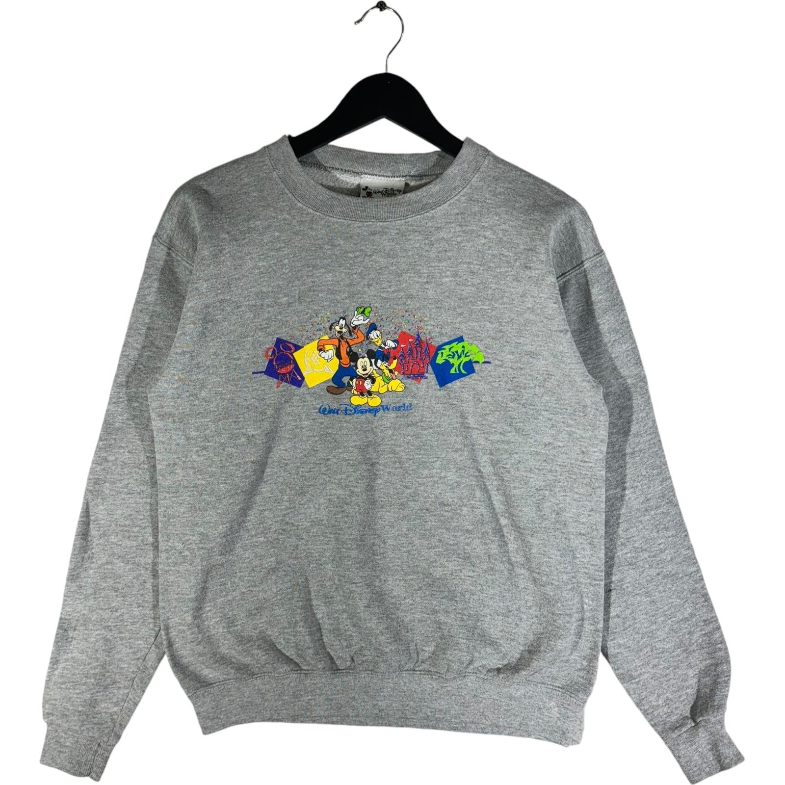 Vintage Walt Disney World Mickey Characters Crewneck