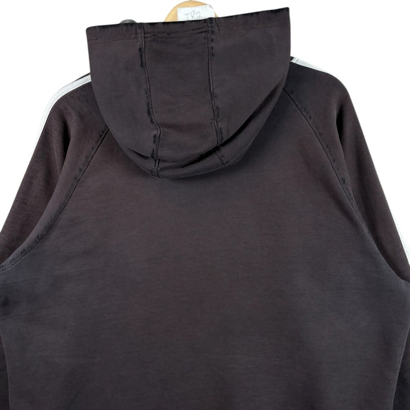 Vintage Adidas Trefoil Stripes Hoodie