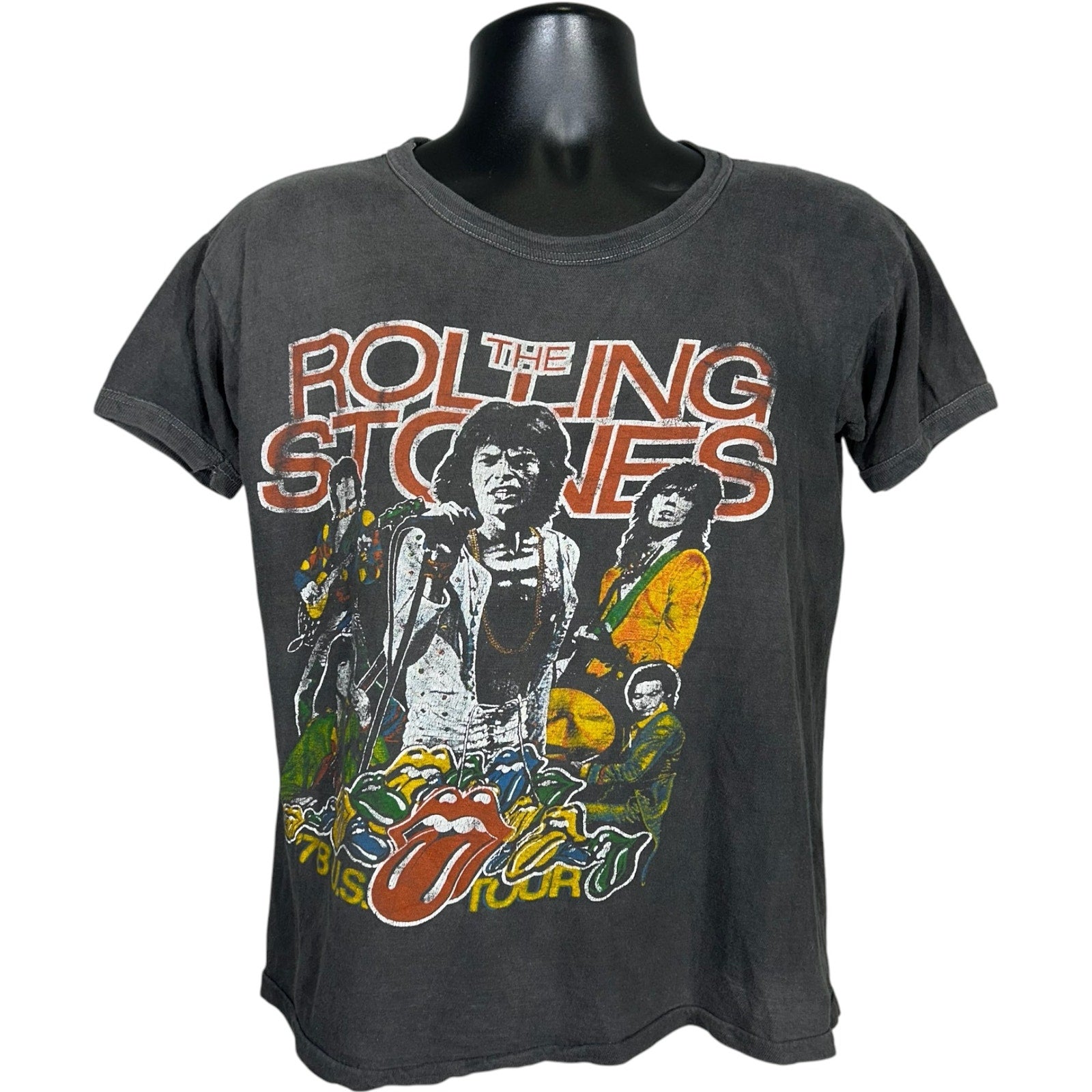 Vintage The Rolling Stones World Tour Ringer Tee '78