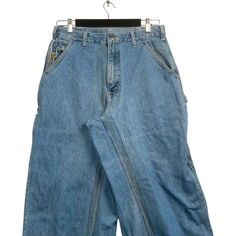 Vintage Cut & Sew Carhartt Denim Carpenter Pants 32 x 34