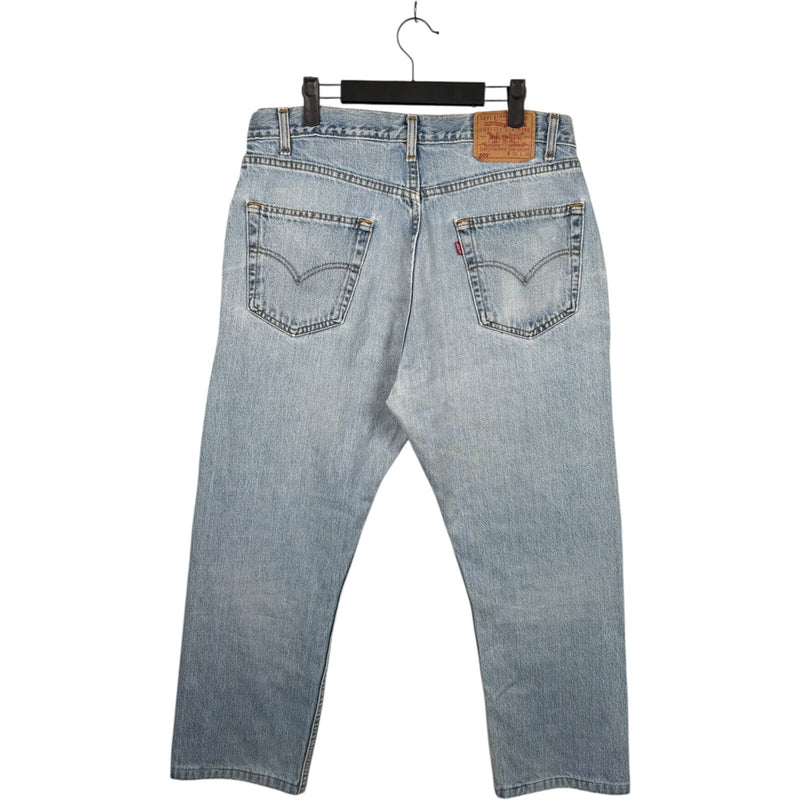 Vintage Levi's 505 Patchwork Straight Leg Denim Jeans 36