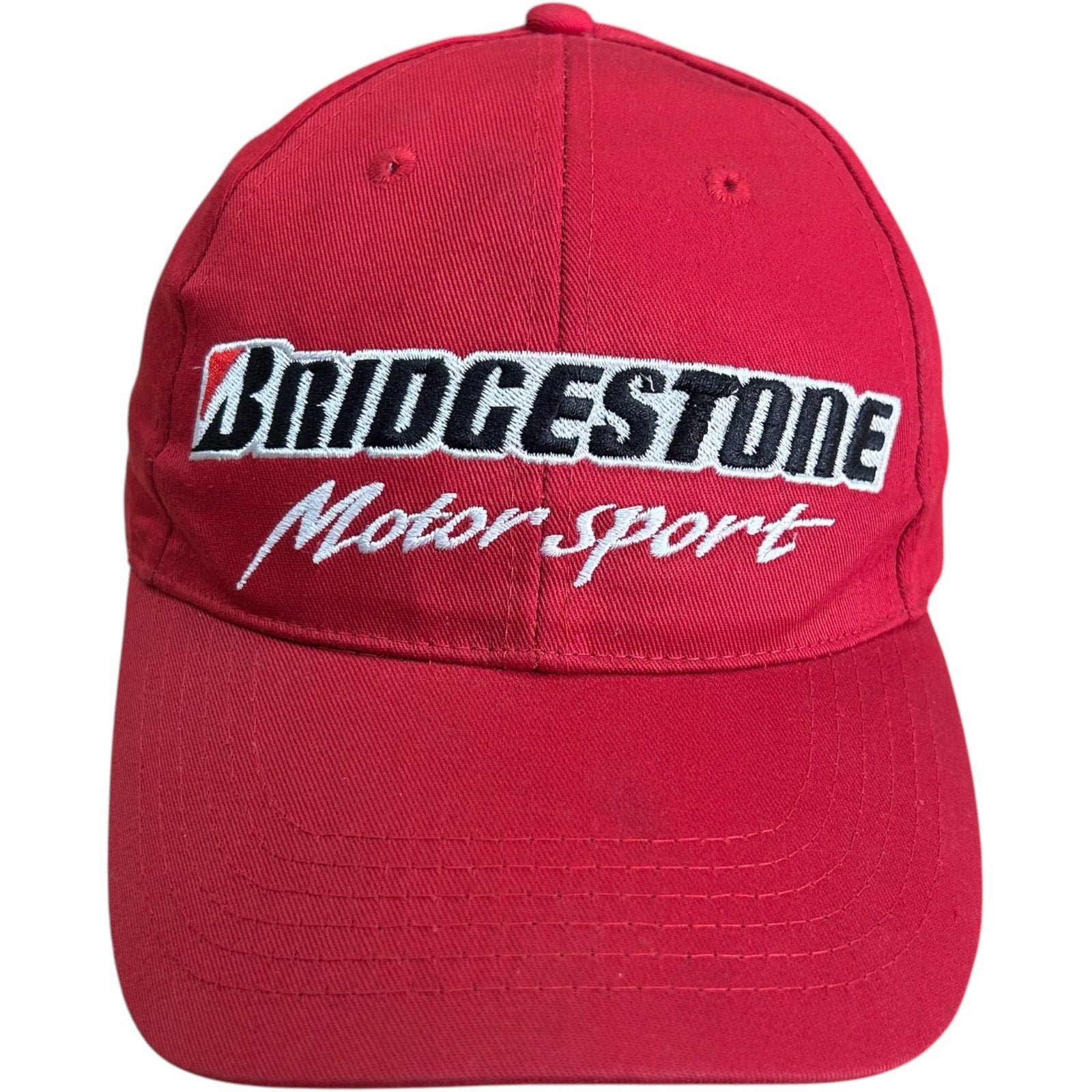 Vintage Bridgestone Motor Sport Embroidered Promo Snapback Hat