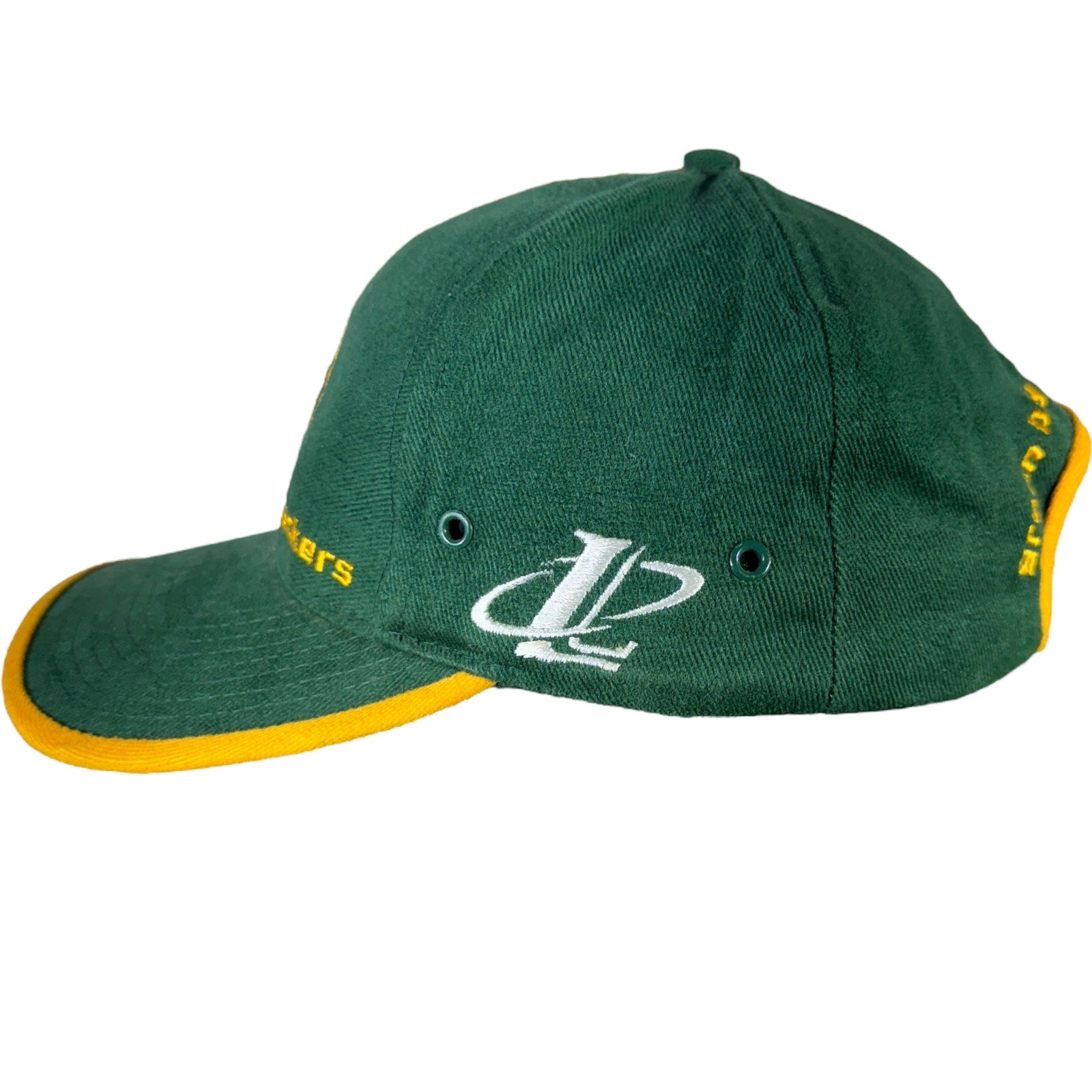 Vintage Logo Athletic Green Bay Packers Strapback Hat