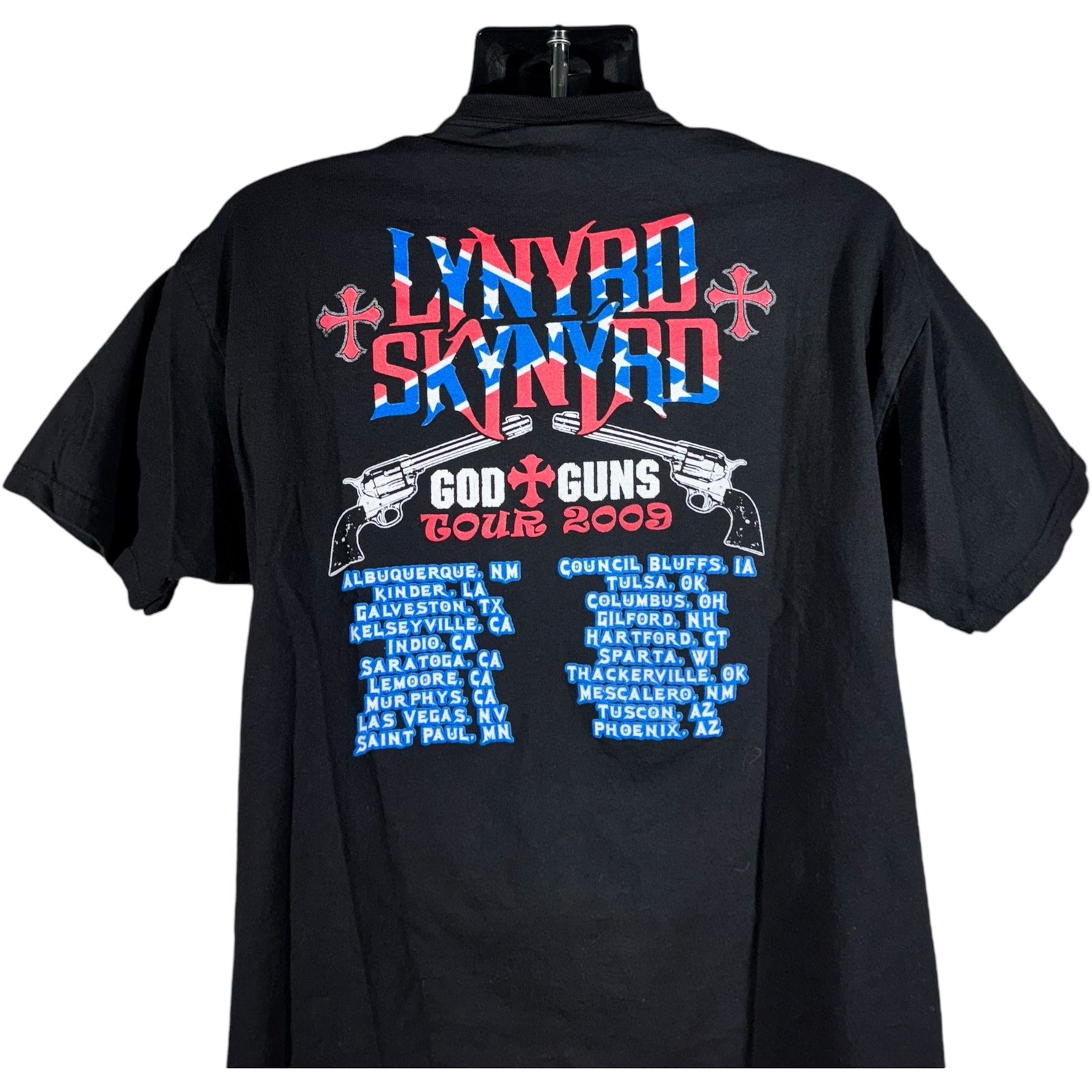 Vintage Lynyrd Skynyrd God Guns Tour Tee