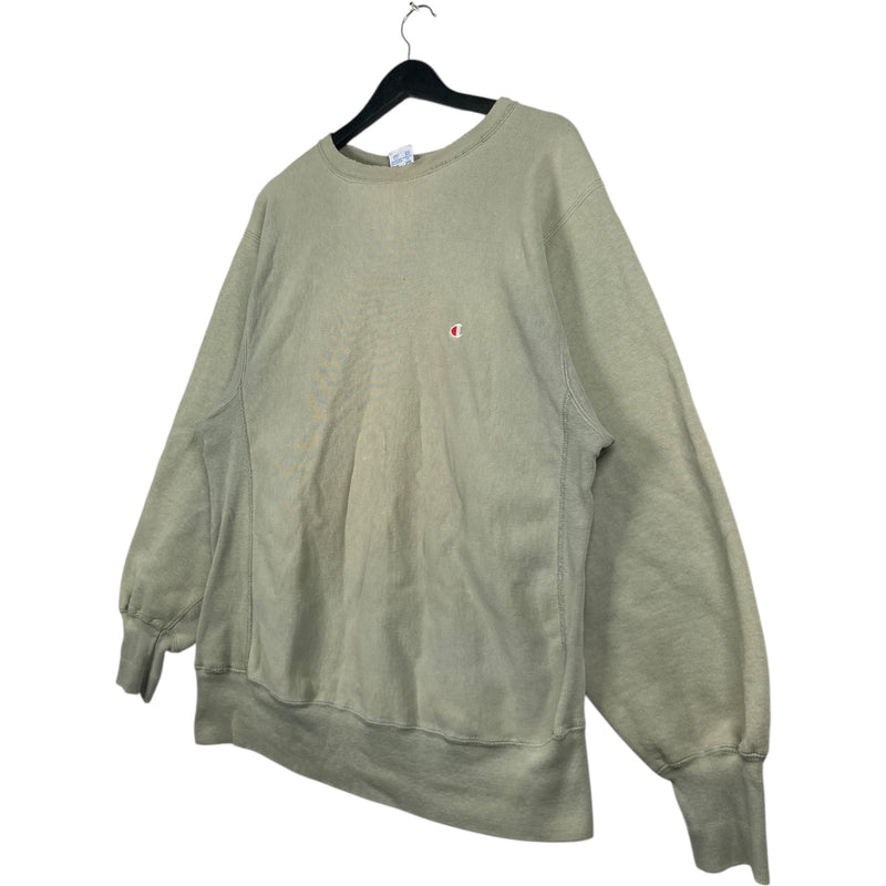 Vintage Champion Reverse Weave Embroidered Logo Crewneck