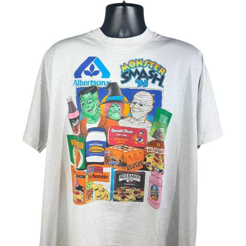 Vintage Albertsons Monster Smash Halloween Promotional Tee