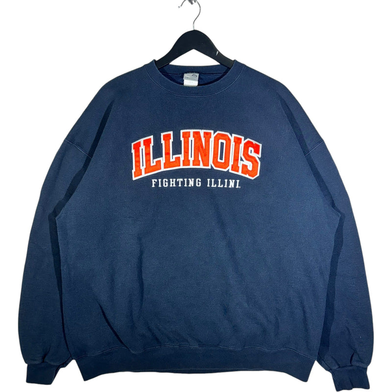 Vintage Champion University of Illinois Spellout Crewneck