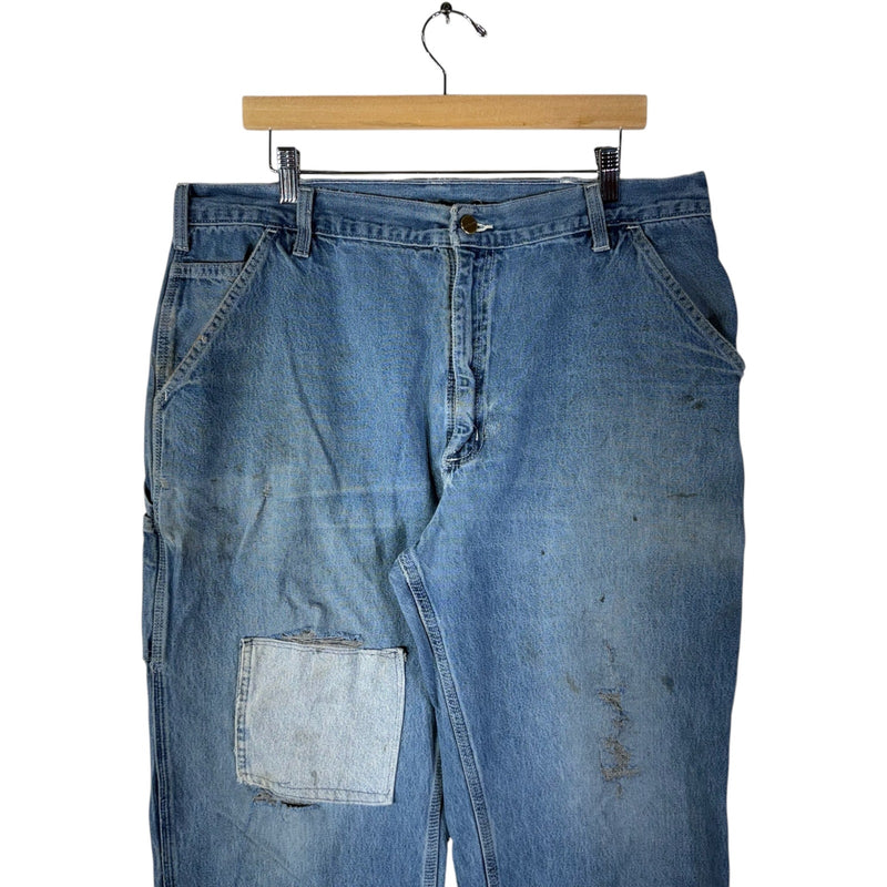 Vintage Carhartt Patched Carpenter Pants 38x32