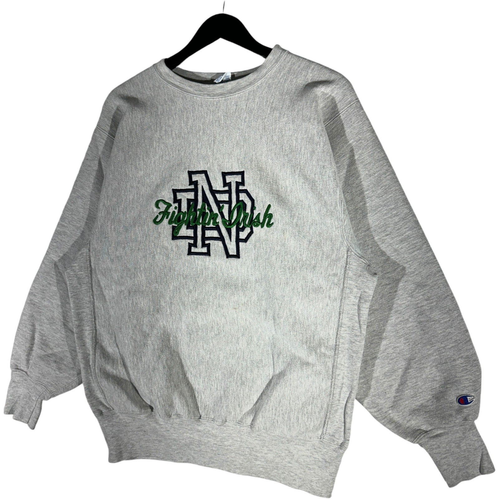 Vintage Champion Reverse Weave University of Notre Dame Crewneck