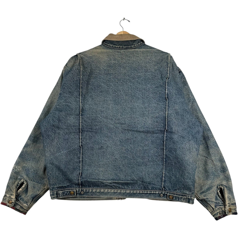 Vintage Dickies Detroit Style Workwear Denim Jacket