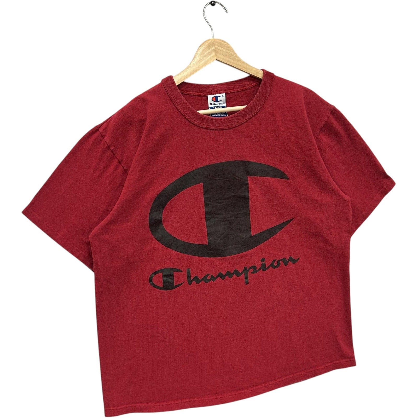 Vintage Champion Big Chest Logo Tee