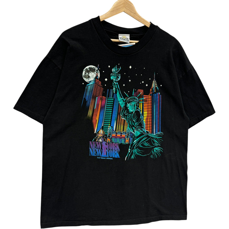 Vintage New York New York Hotel and Casino Las Vegas Souvenir Tee