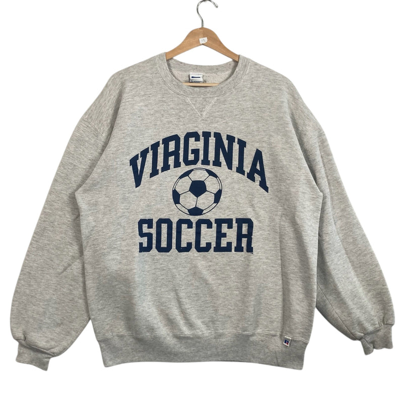 Vintage Russell University Of Virginia Soccer Spellout Crewneck