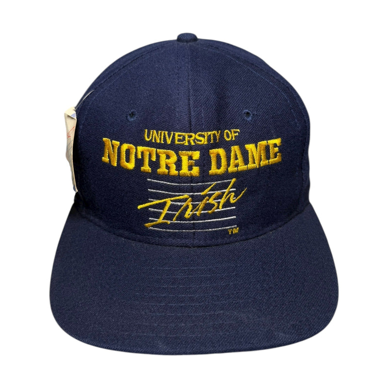 Vintage University Of Notre Dame Irish Snapback Hat OSFA