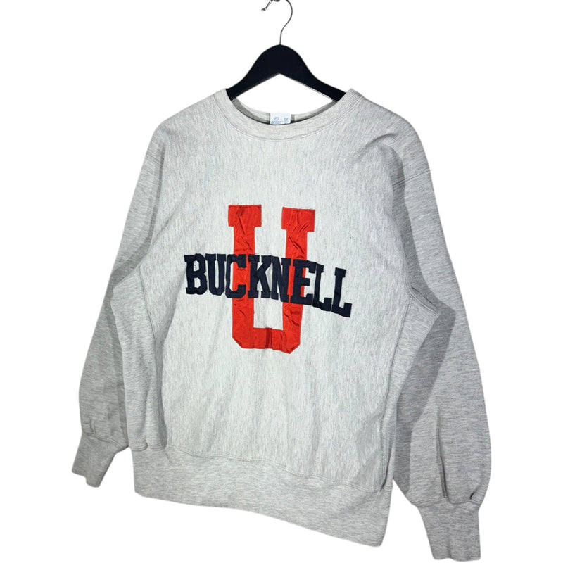 Vintage Champion Reverse Weave Bucknell University Spellout Crewneck