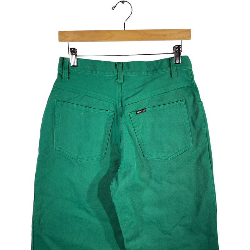 Vintage Wicked Green Denim Shorts 30