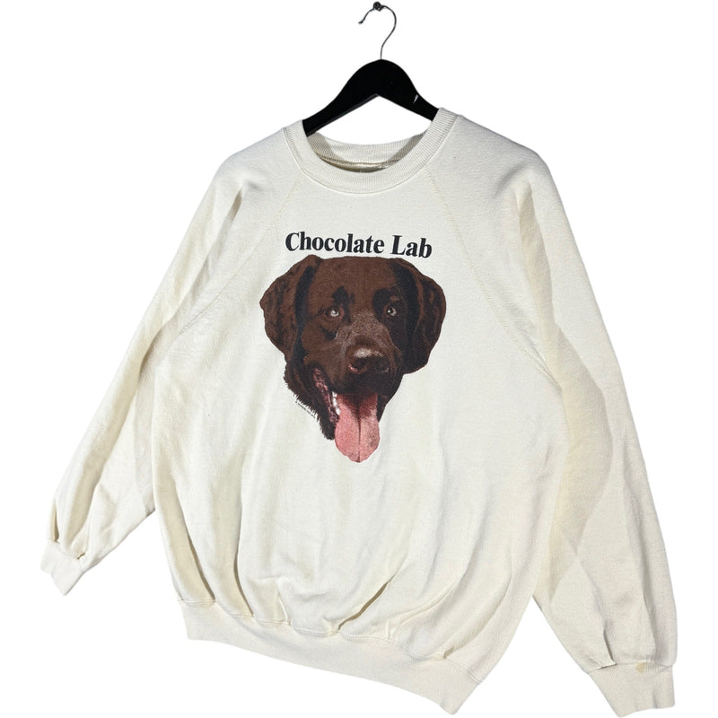 Vintage Chocolate Lab Crewneck 1991