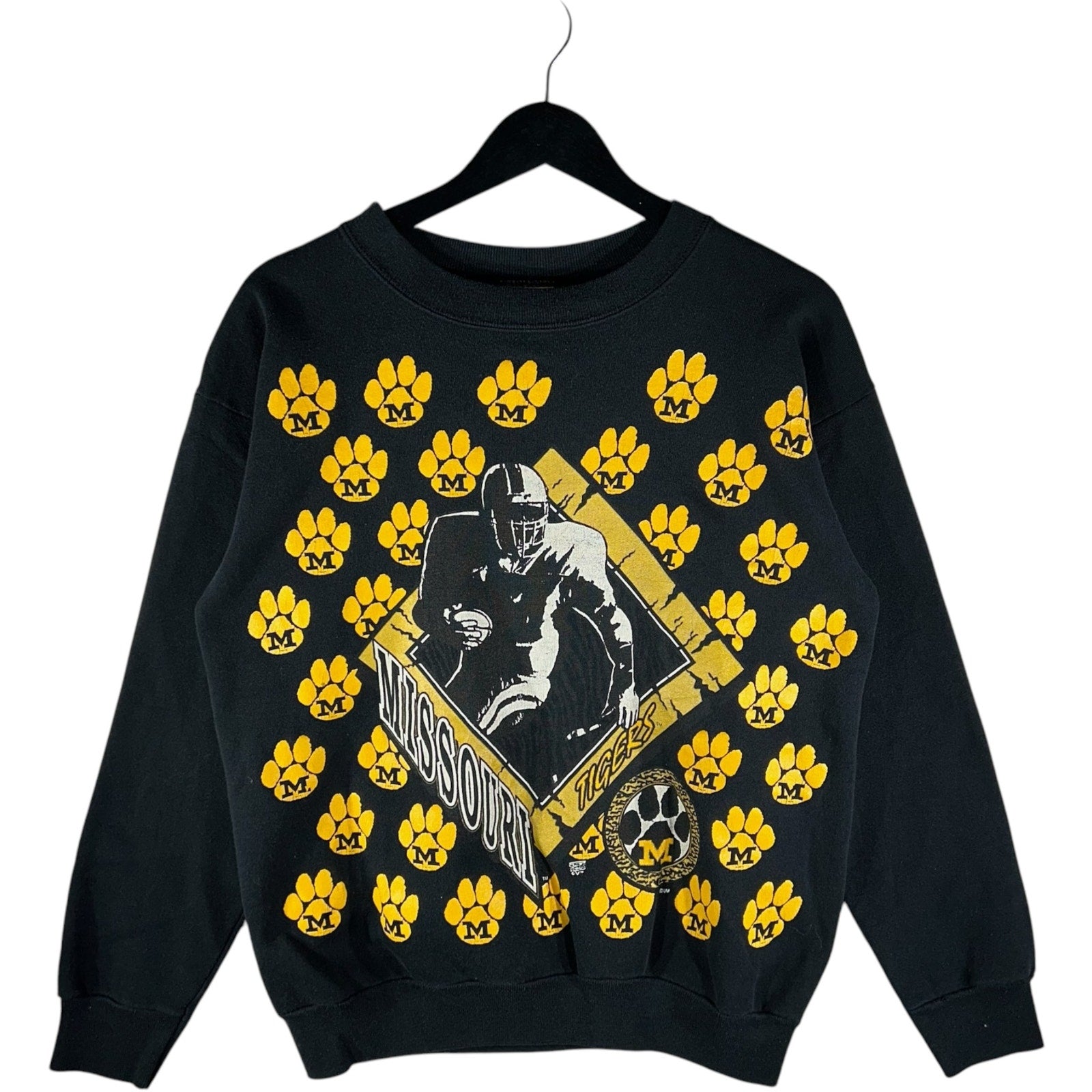 Vintage University Of Missouri Tigers Football Crewneck