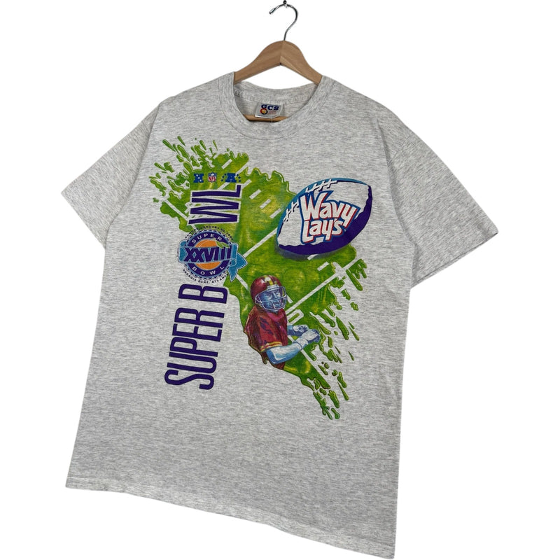 Vintage Wavy Lays Super Bowl XXVIII NFL Tee 1994