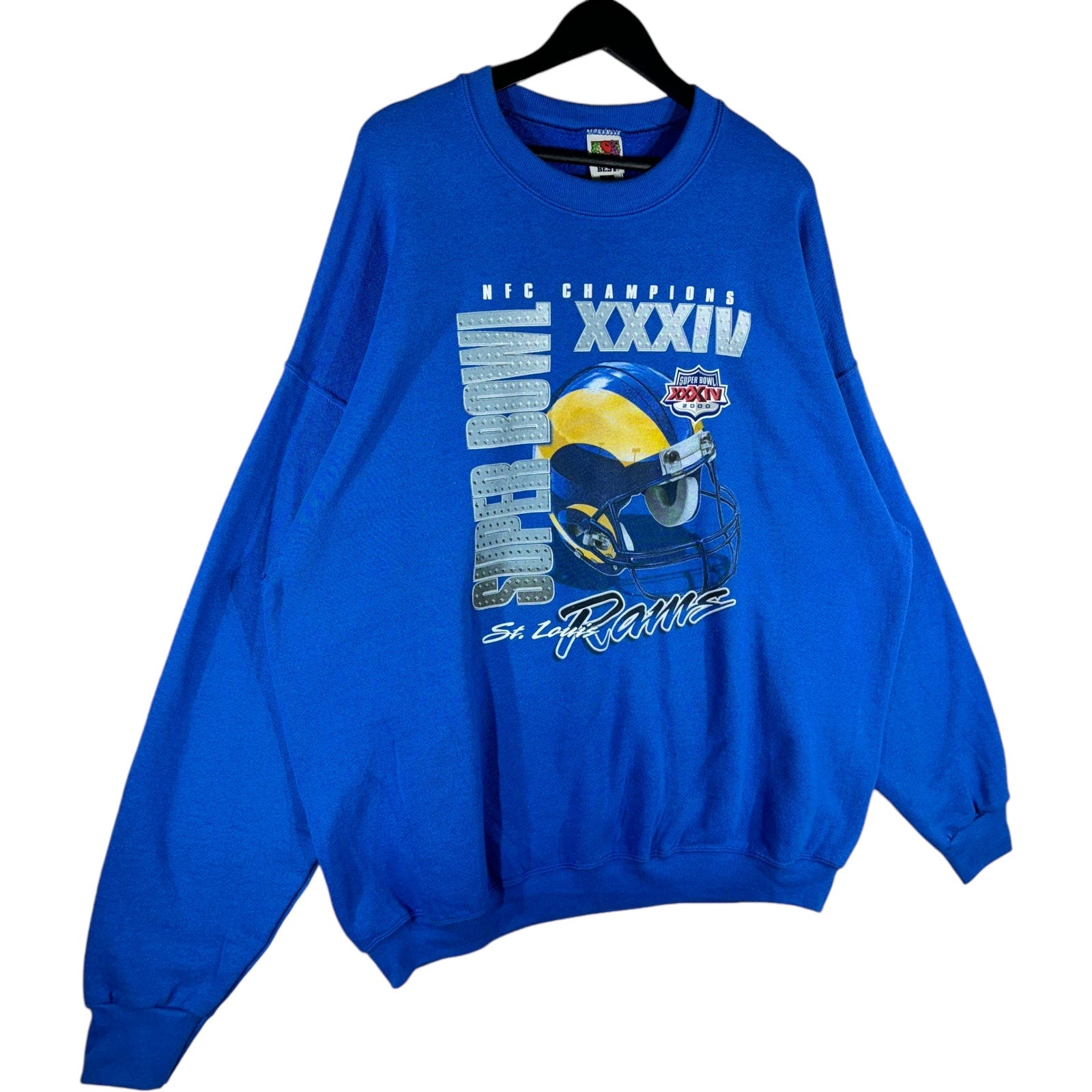 Vintage NFL St. Louis Rams Super Bowl XXXIV Crewneck