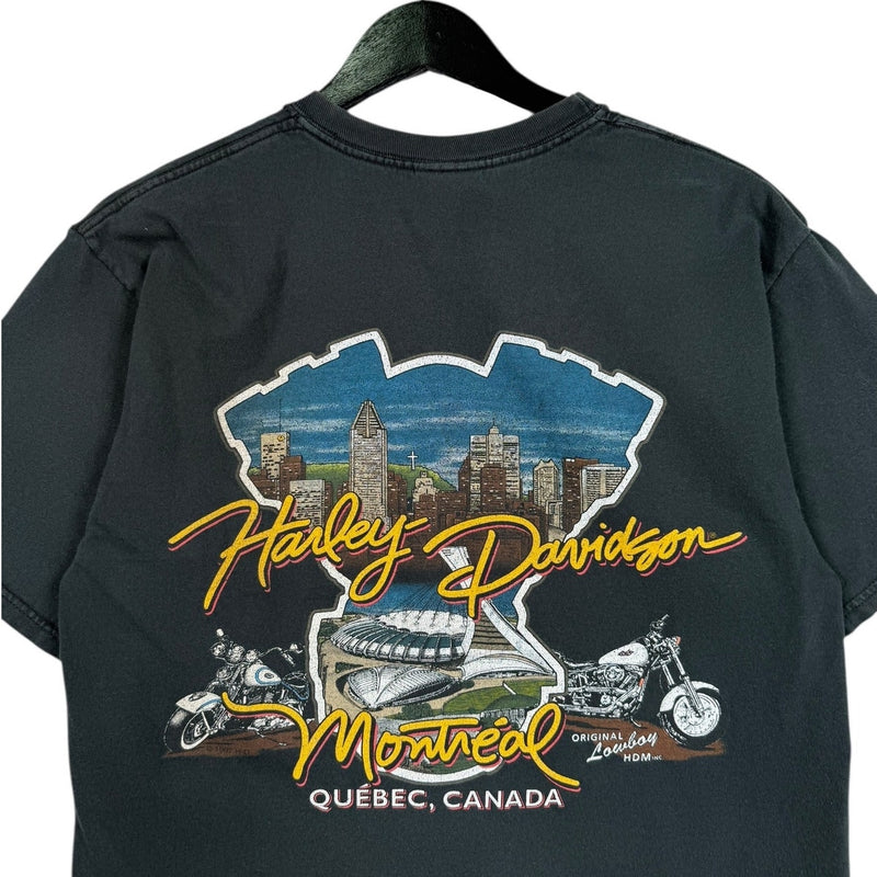 Vintage Harley Davidson Montreal Graphic T-Shirt