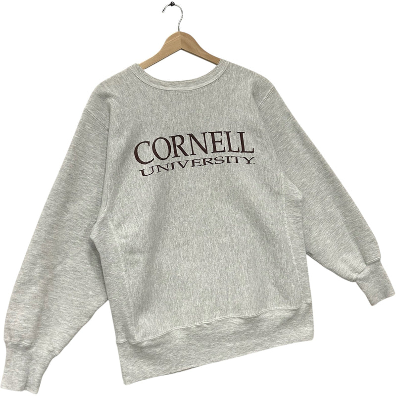 Vintage Champion Reverse Weave Cornell University Spellout Crewneck