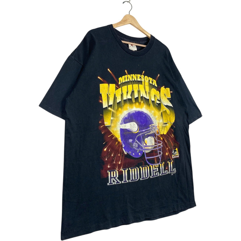 Vintage Minnesota Vikings Riddell Helmet NFL T-Shirt
