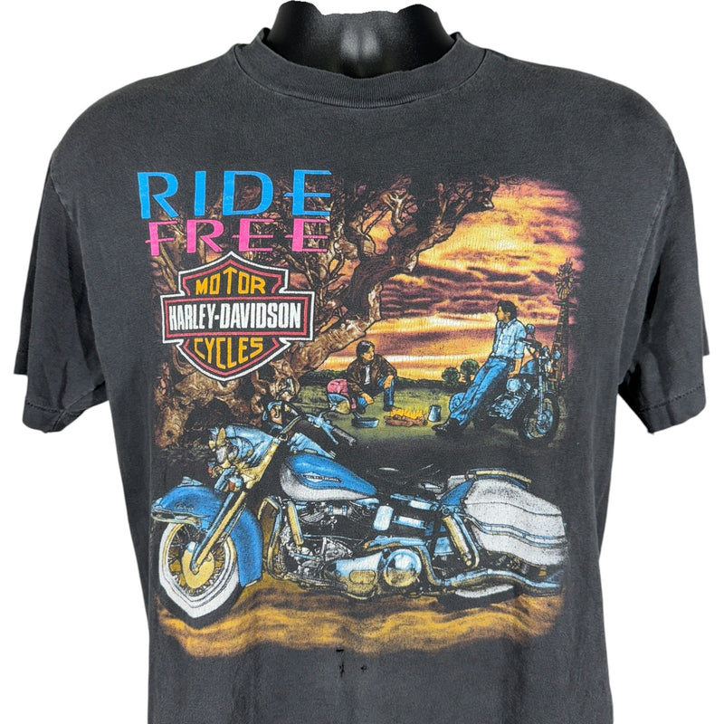 Vintage Harley Davidson "Ride Free" Tee