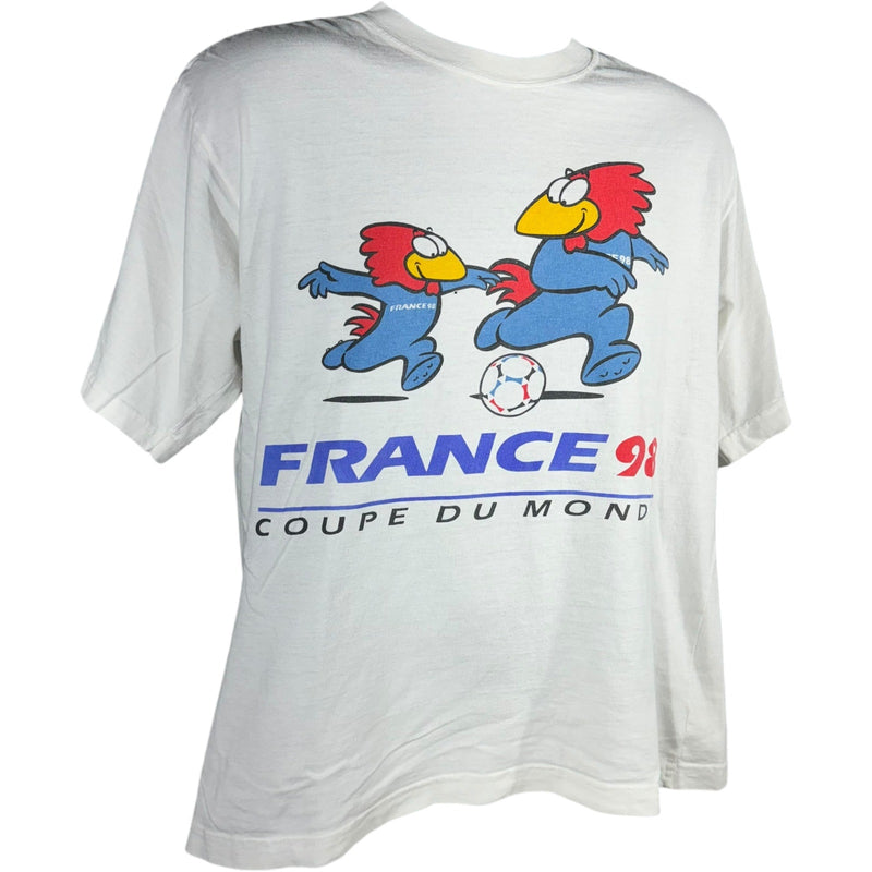 Vintage Coupe Du Monde France Soccer Tee 1998