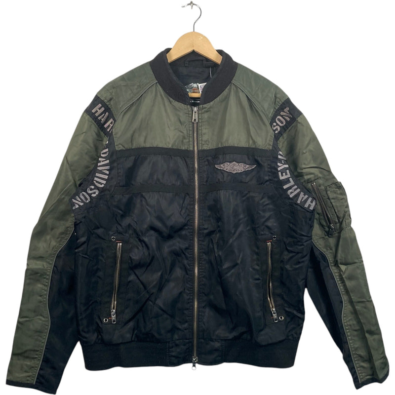 Vintage Harley Davidson Bomber Jacket