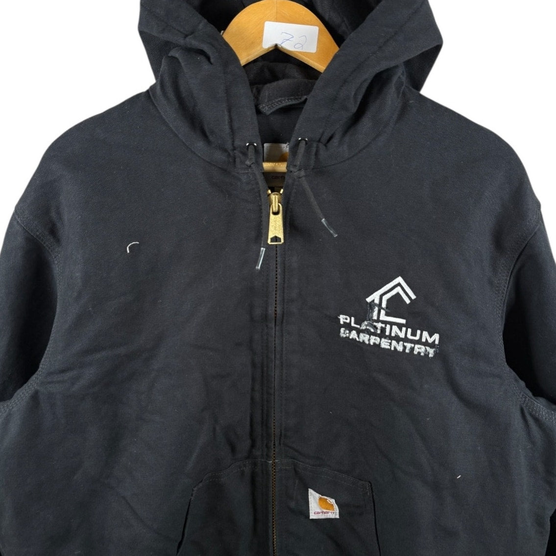 Vintage Carhartt Active Jac Insulated Hoodie Full Zip Jacket