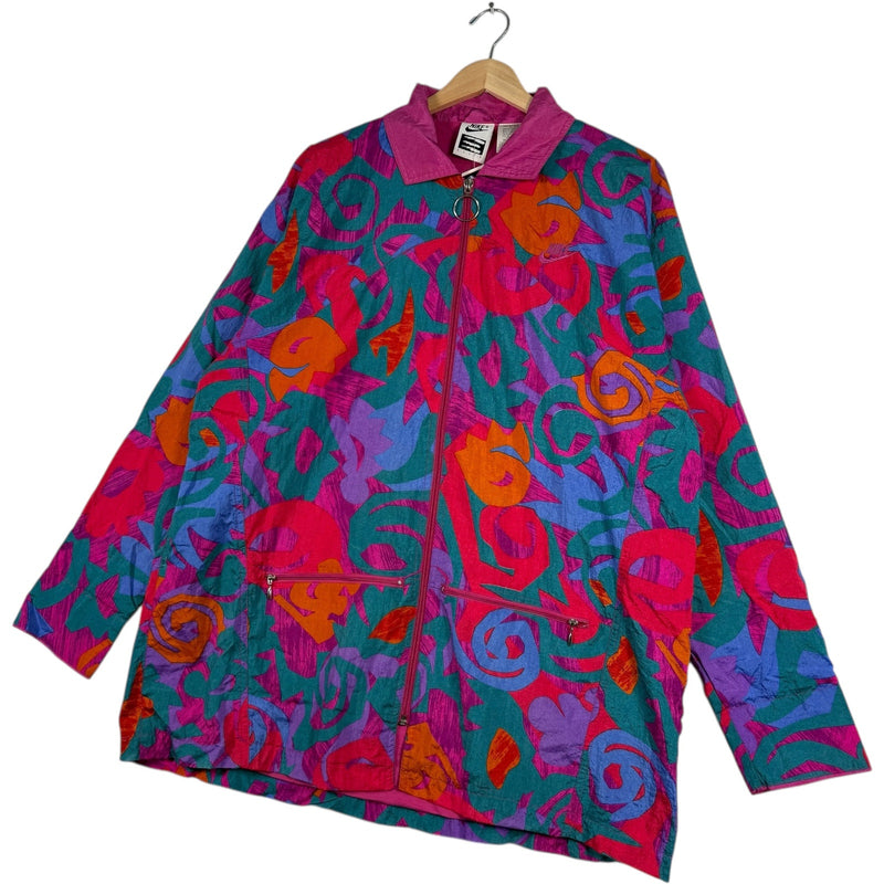 Vintage Nike Multicolor Patterned Windbreaker