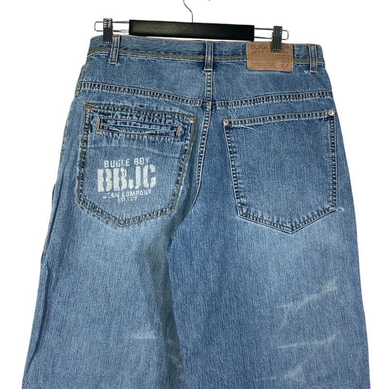Vintage Bugle Boy BBJC Denim Carpenter Shorts