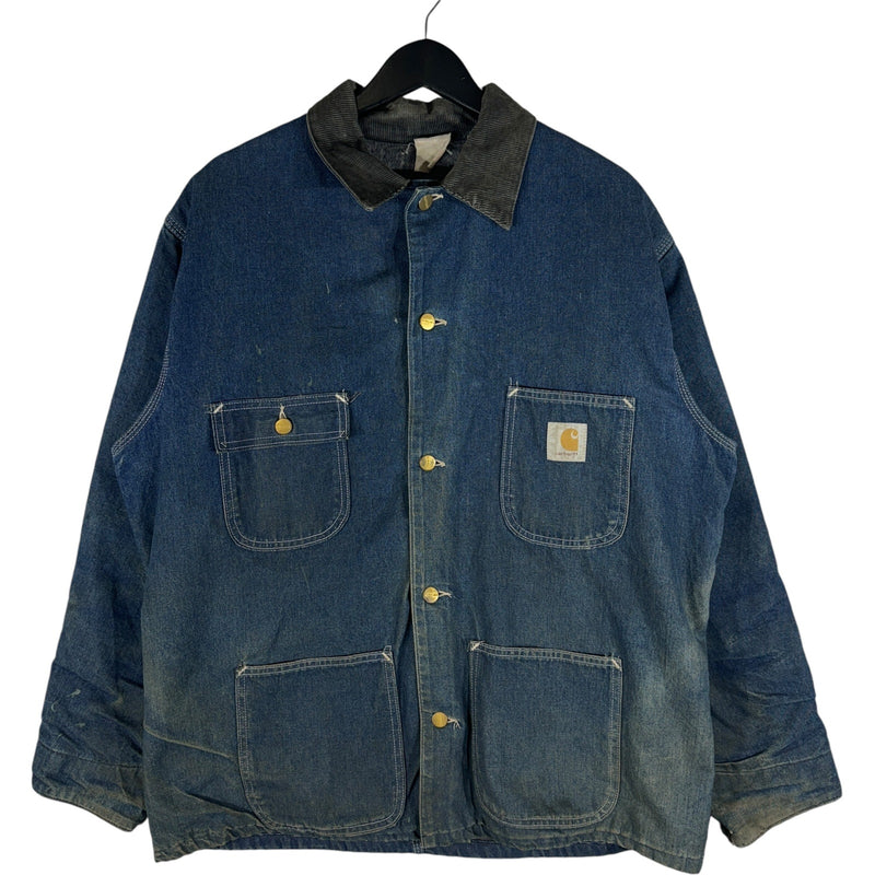 Vintage Carhartt Denim Chore Coat