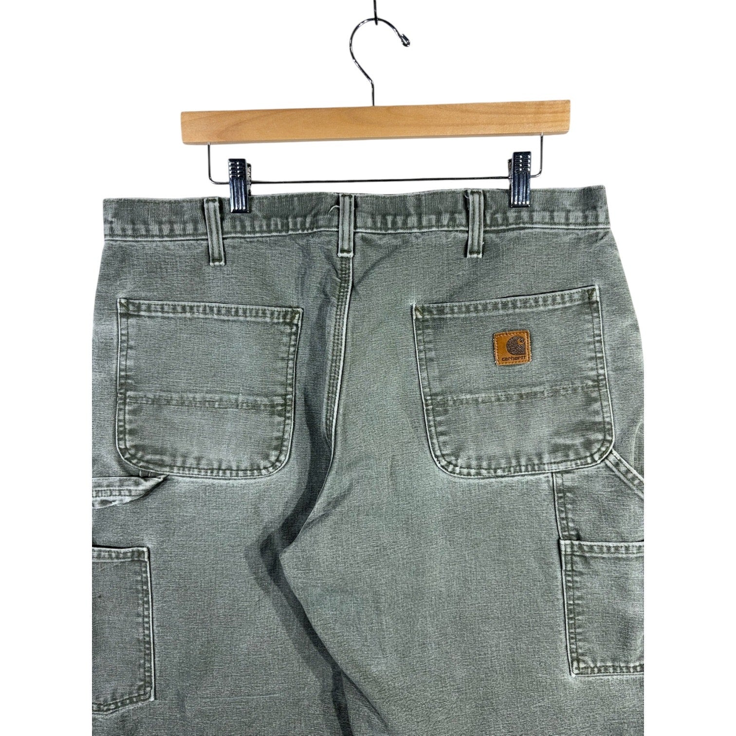 Vintage Carhartt Dungaree Fit Lined Carpenter Shorts 36