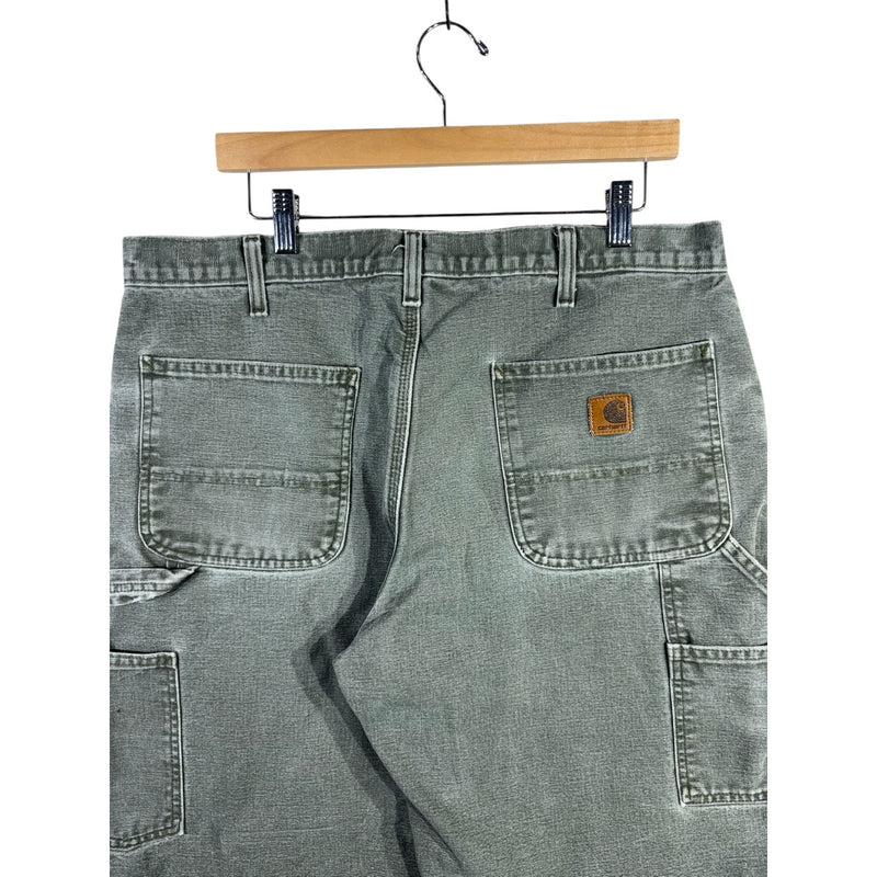 Vintage Carhartt Dungaree Fit Lined Carpenter Shorts 36