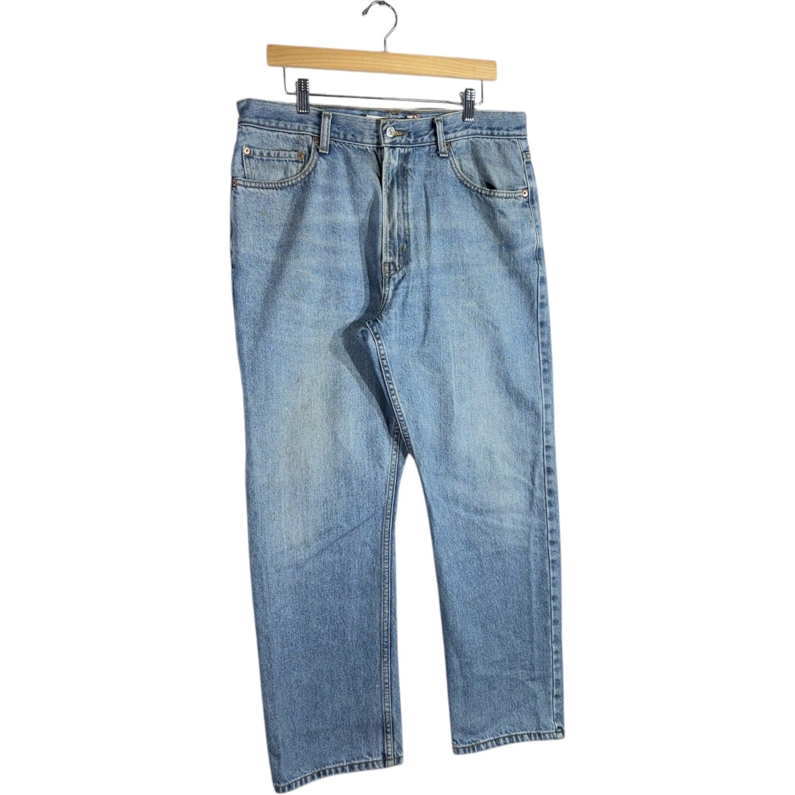 Vintage Levi's 505 Light Wash Straight Leg Jeans 35x28