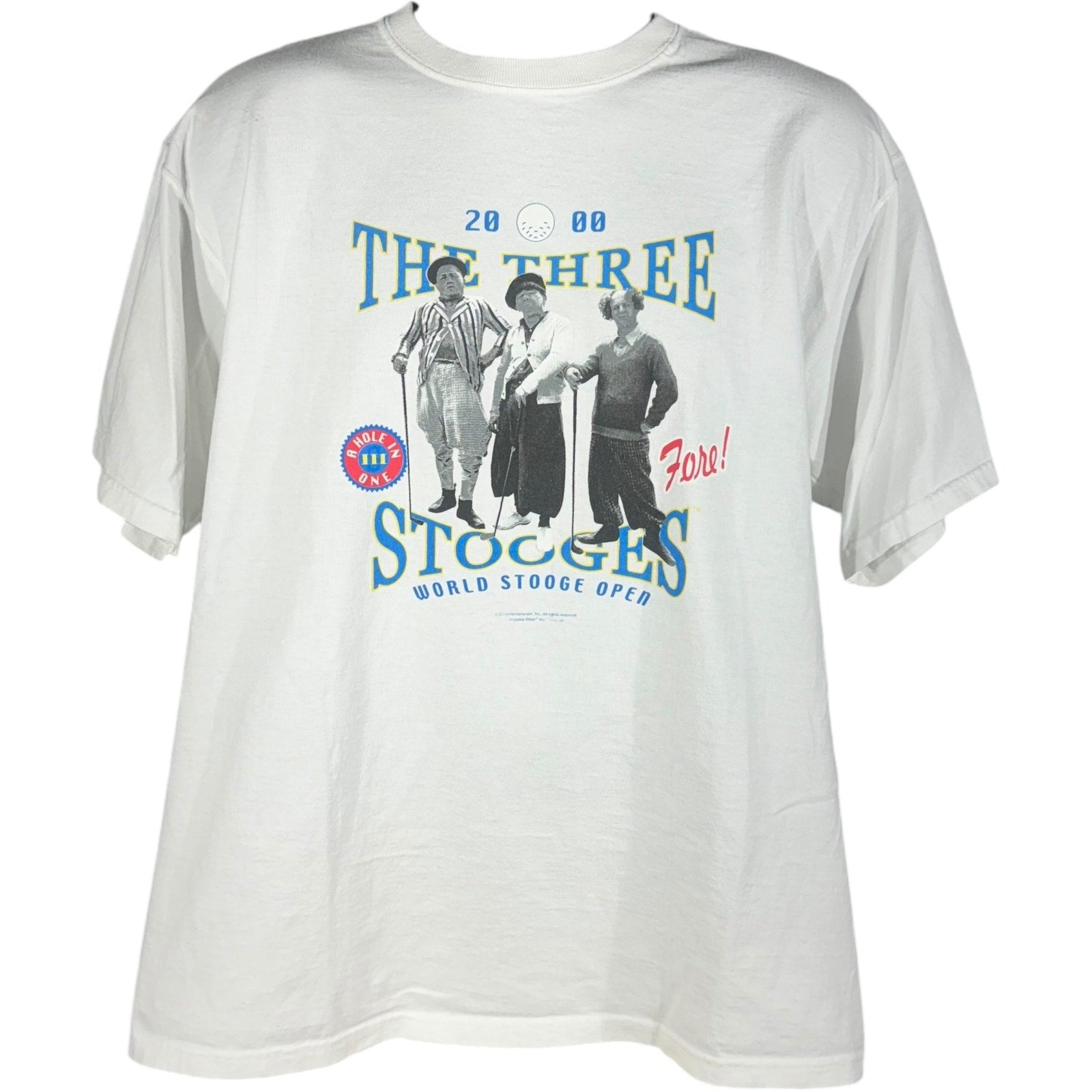 Vintage The Three Stooges "World Stooge Open" Tee