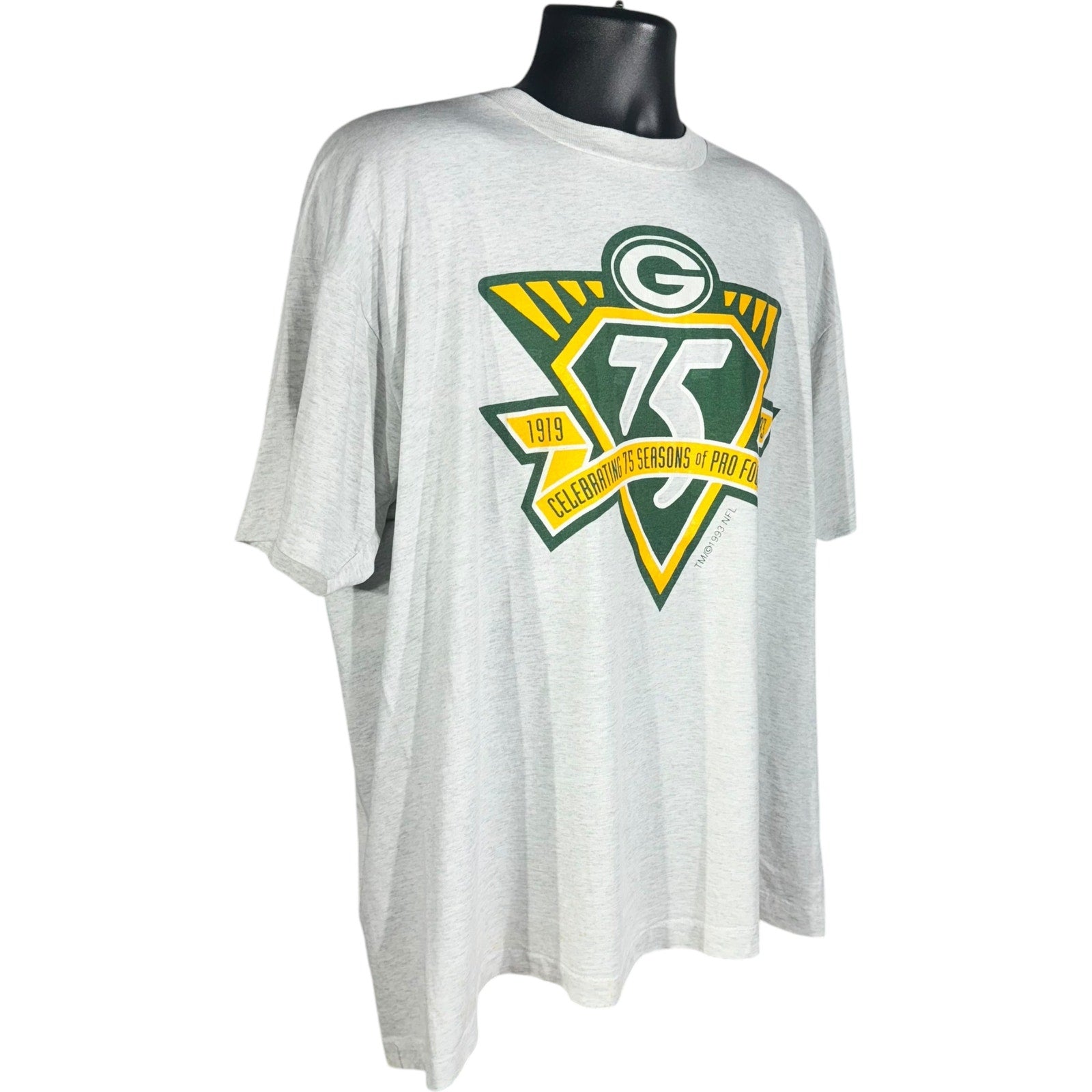 Vintage Green Bay Packers 75th Anniversary NFL Tee