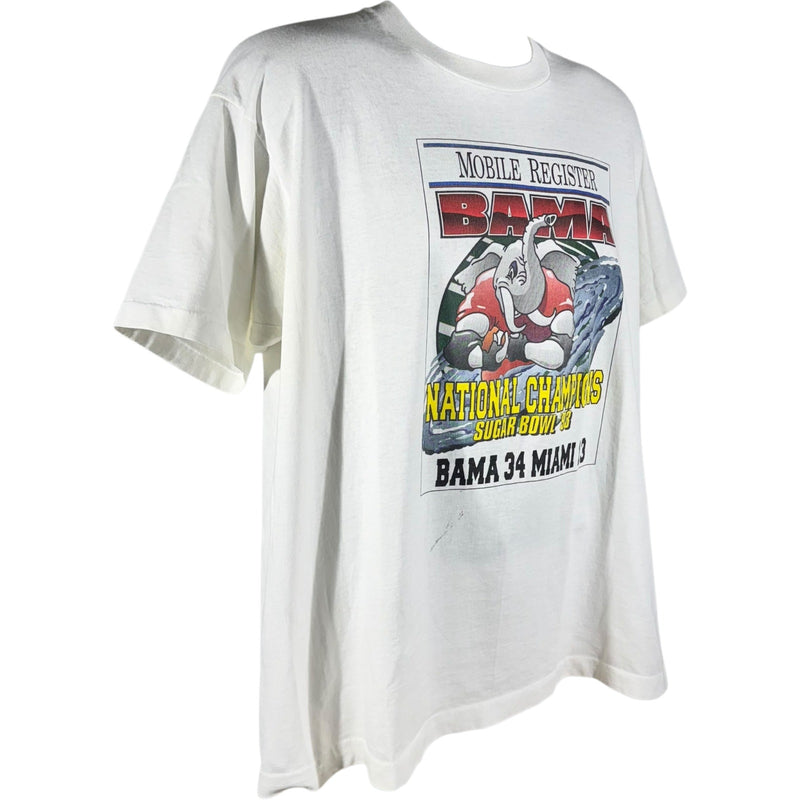 Vintage University Of Alabama Sugar Bowl Champions Tee 90s