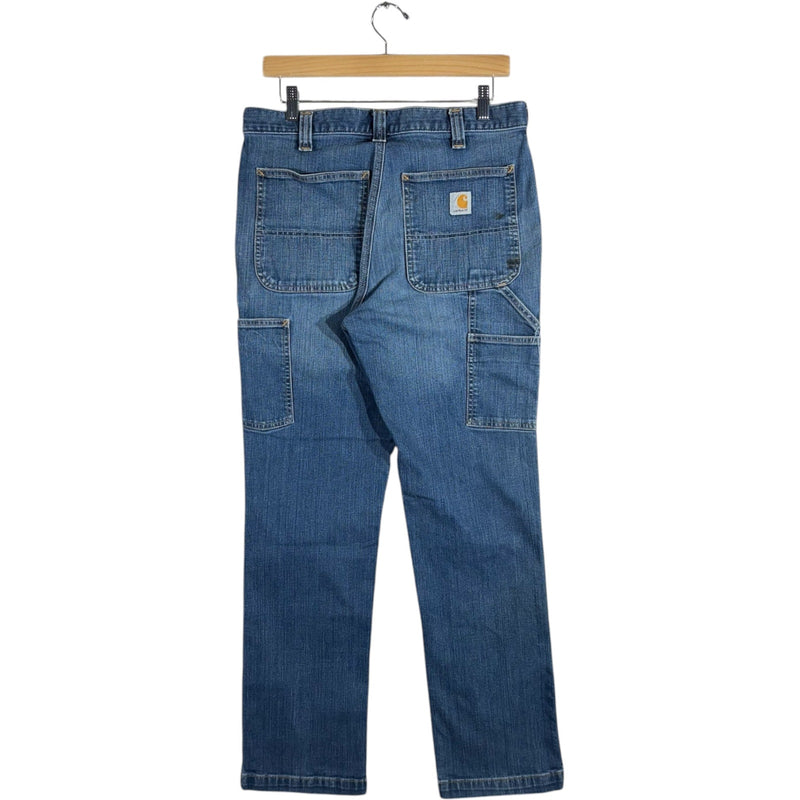 Vintage Carhartt Slim Fit Denim Carpenter Pants 32x30