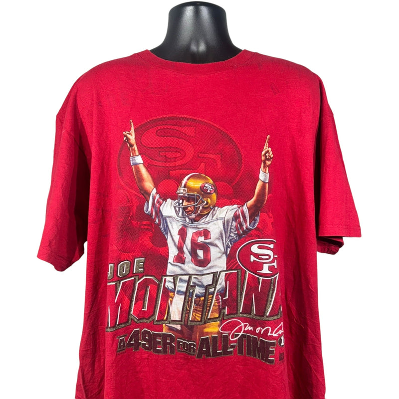 Vintage San Francisco 49ers Joe Montana NFL Player Tee 90s