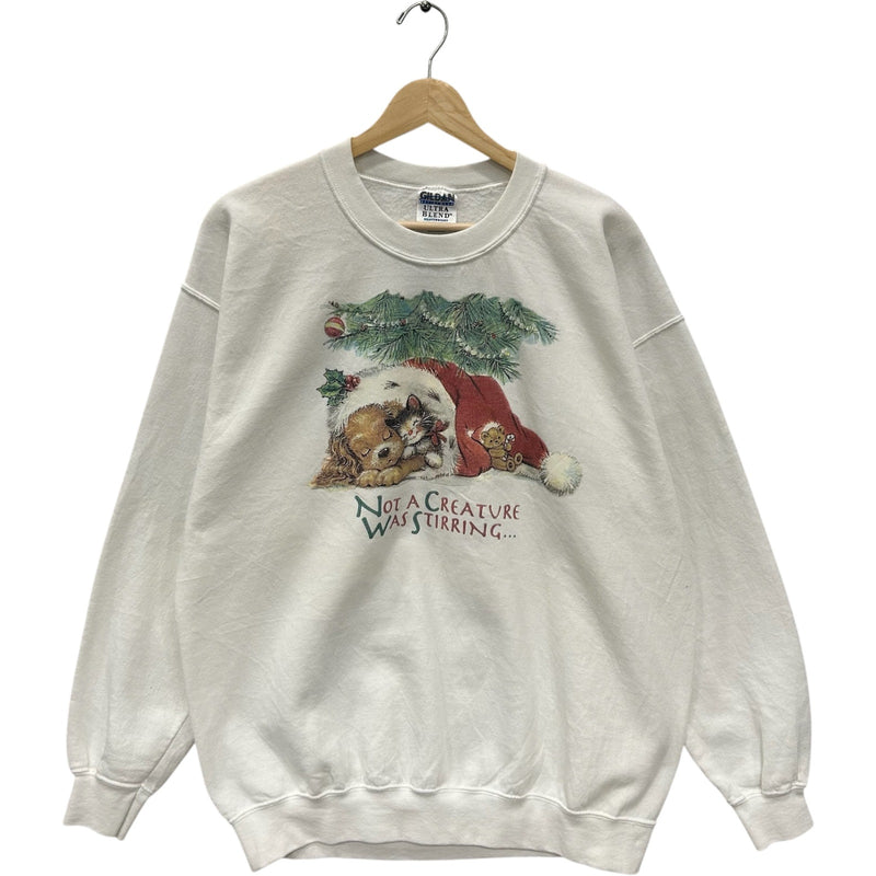 Vintage "Not A Creature Was Stirring" Christmas Crewneck